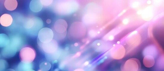 Leinwandbilder - Bright abstract bokeh background with soft colorful lights ideal for design projects and event themes like music festivals and celebrations