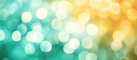 Aufkleber - Warm abstract blurred background with sparkling bokeh lights in festive colors for holiday or Christmas themed designs and celebrations.