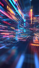 abstract technology background featuring programming code and software development concepts