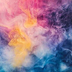 Leinwandbilder - Paint Splash Colore Smoke Water Absrtact Creative Art Background Wallpaper 