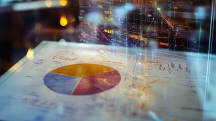 Aufkleber - Modern Business Analysis with Charts and Data Visualization Techniques