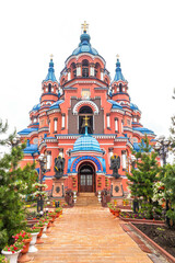 Wall Mural - The Kazan (or Kazansky) Temple (or the Temple of the Kazan Icon of the Mother of God). Irkutsk city, Irkutsk region, Russia.