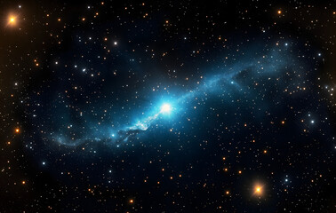 Wall Mural - stars and nebula in outer space, constellation galaxy in universe, cosmos background