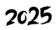 © suorun - 2025　筆　黒　手書き　ベクター