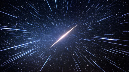 Wall Mural - hyperspace stars travel