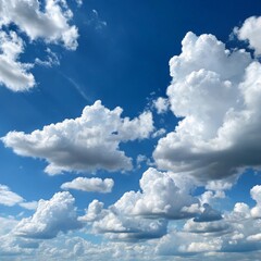Wall Mural - blue sky and clouds