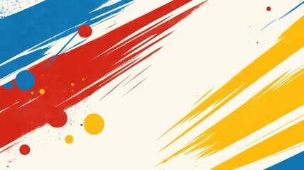 Wall Mural - vibrant abstract art card design with bold colors creative inspiration digital artwork contemporary 