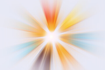 Wall Mural - Gradient color rays in a circle, pastel colors. Flower energy flash. Esoteric - concept. Background for text: yoga, aura, spirit, hypnosis, meditation, sleep, lotus, harmony. 