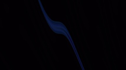 Wall Mural - Abstract luxury gold and blue marble wave, flowing on black background