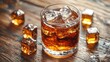 © hanafi 99d - Whiskey on the Rocks: A Classic Drink Photography