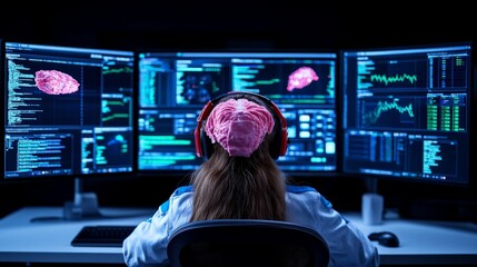 cybersecurity analyst at work