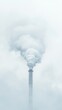 © ATTAKIT - Industrial pollution emission urban factory photography overcast environment close-up view environmental impact awareness