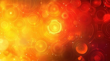Wall Mural - gradient background with abstract circles