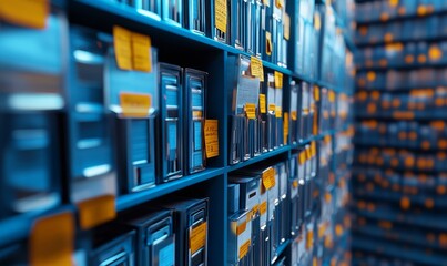 Information Management Data System for Business Internet Concept