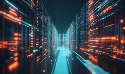 Information Management Data System for Business Internet Concept