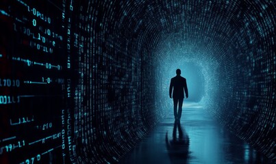 Privacy concept in cyber security data protection