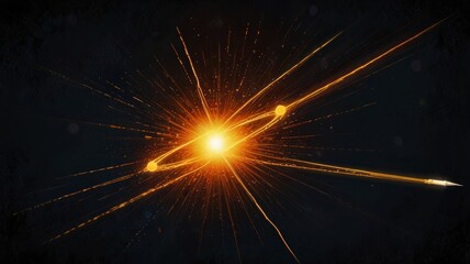 Wall Mural - cosmic collision