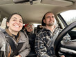© tessy morelli/Stocksy - UGC POV family road trip selfie