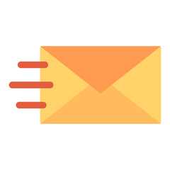 Poster - sending mail icon 