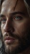 © zoeMa - Graceful Portrait of Jesus Christ - Depicting peace, compassion, and divine presence