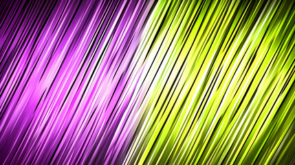 Wall Mural - abstract diagonal lines in purple and green.