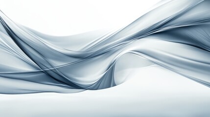 Abstract grey wave design, flowing lines, dynamic curves, smooth surface, elegant, modern, futuristic background.