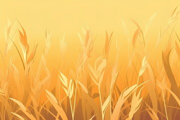 Wall Mural - golden wheat field