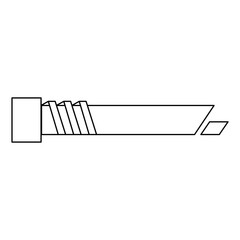 Wall Mural - minimalist footer element with a clean, linear design. features geometric shapes and diagonal accent