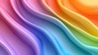 © Azril - Abstract rainbow wave background.