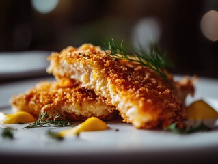 Plate of food on table