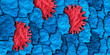 © freshidea - Virus Spreading In society and Community Respiratory Infections as people being infected by an infectious spreading pathogen as a viral outbreak as a public safety issue.