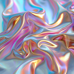 Wall Mural - a piece of fabric with a rainbow pattern. the colors are bright and vibrant, creating a sense of ene