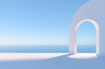Wall Mural - abstract blue sky
