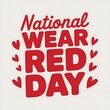 © sidiqrrt - National Wear Red Day graphic design