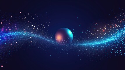 Wall Mural - planet in space

