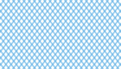 Poster - Blue diagonal checkered in the white background. stripes and abstract seamless diagonal stripes. paper or fabric design