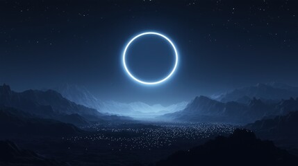 Wall Mural - moon and stars
