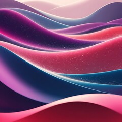 Wall Mural - Colorful abstract background design illustration, pink to purple waves in random ways design graphical artwork