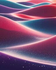 Wall Mural - Colorful abstract background design illustration, pink to purple waves in random ways design graphical artwork