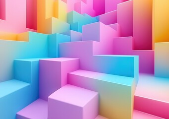 Wall Mural - abstract colorful background
