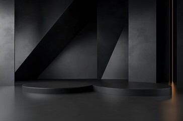 Wall Mural - stage with spotlight