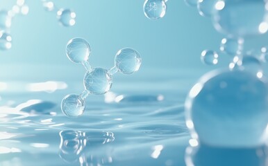 Wall Mural - bubbles in water