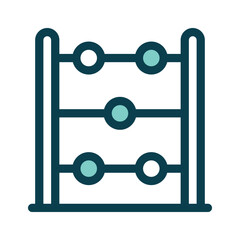 Poster - An abacus, symbolizing traditional financial calculations and accounting