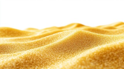Wall Mural - sandy landscape on white background