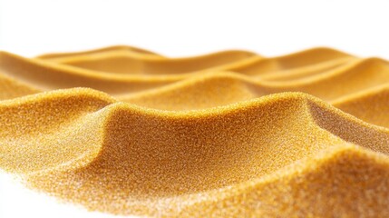 Wall Mural - sandy landscape on white background