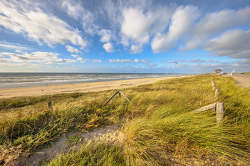 Sticker - View on beach from Boulevard Barnaart Zandvoort