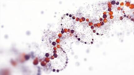 detailed medical illustration of nattokinase enzyme structure, molecular level view, scientific medi