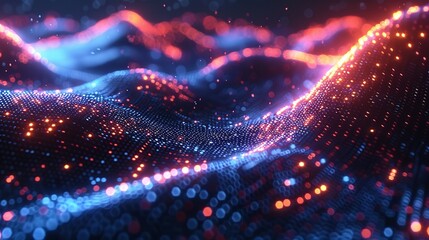 Abstract technology big data background concept.
