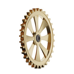 Wall Mural - cog wheel isolated