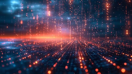 Abstract technology big data background concept.